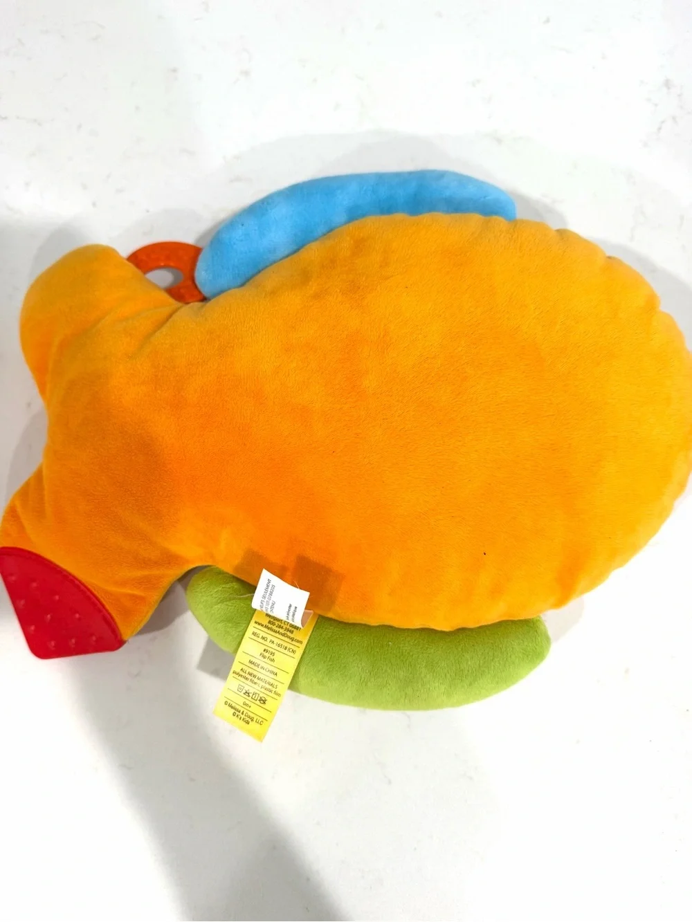 Melissa & Doug K’s Kids, Flip Fish Stuffed Animal, Soft Baby, Multi-Texture